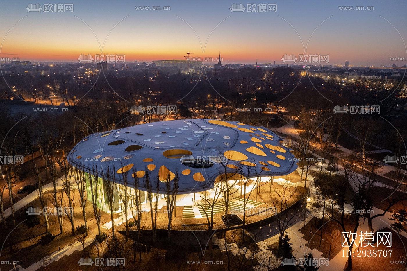 现代展览展厅效果图下载（渲染图18）