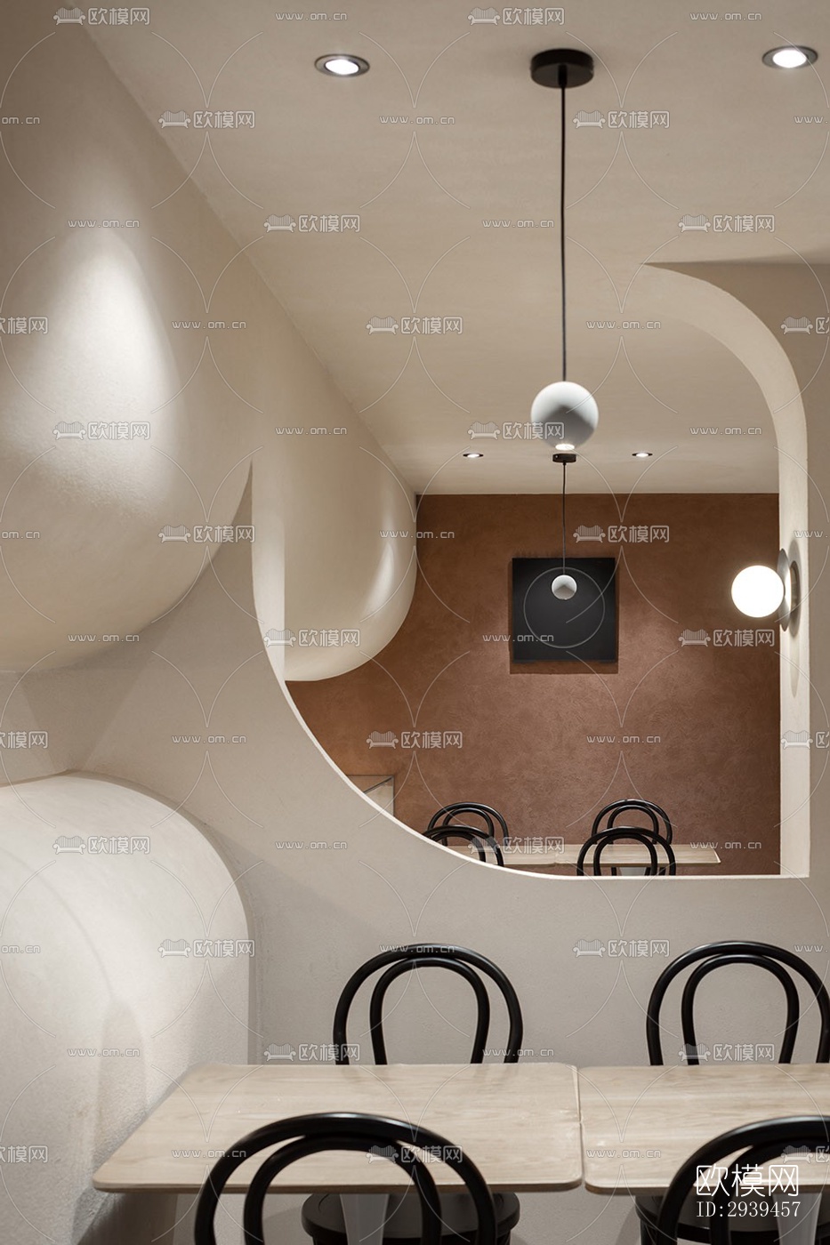 现代酒店民宿效果图下载（渲染图1）