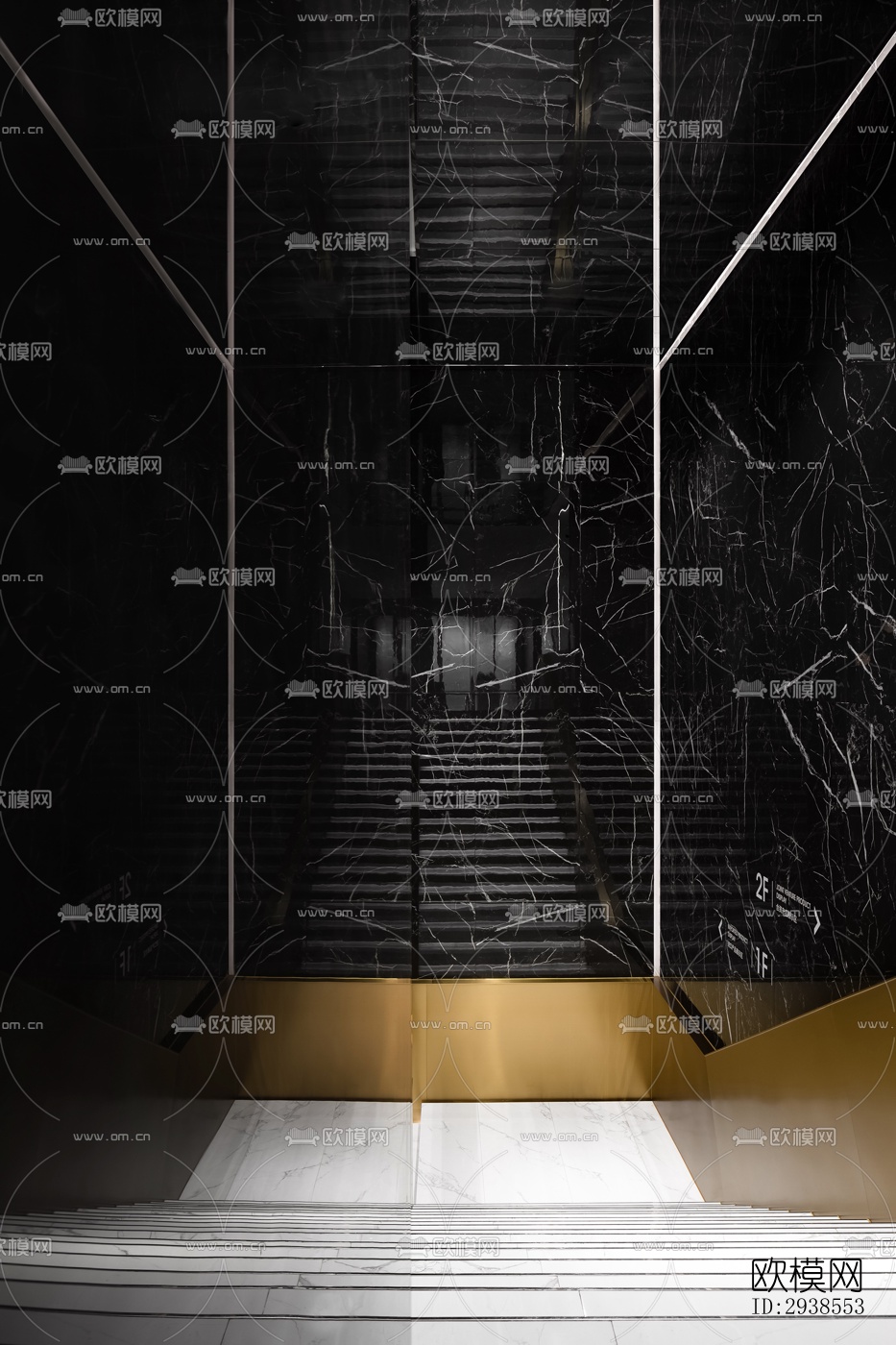 工业风展览展厅效果图下载（渲染图4）