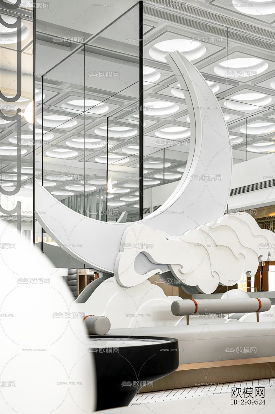 现代酒店民宿效果图下载（渲染图10）