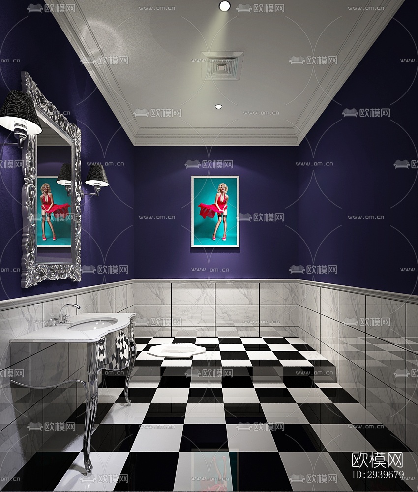 工业风KTV效果图下载（渲染图12）