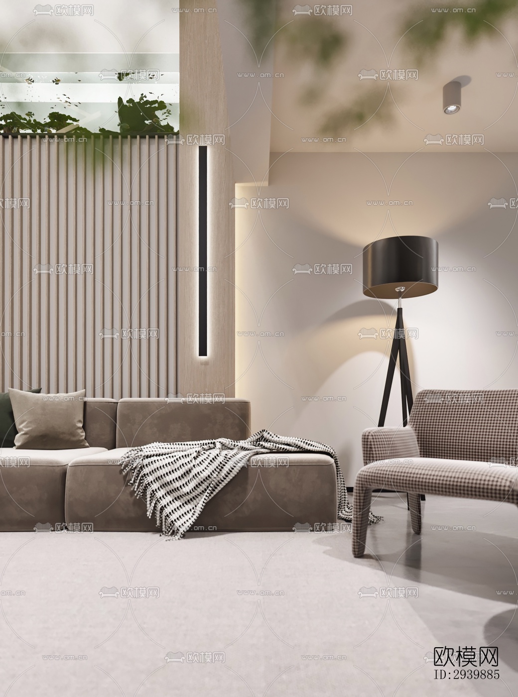 现代别墅效果图下载（渲染图14）