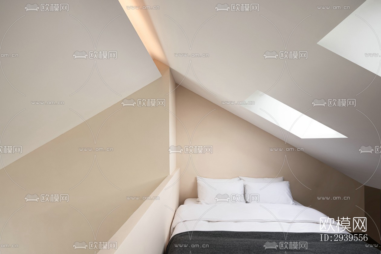 现代酒店民宿效果图下载（渲染图5）