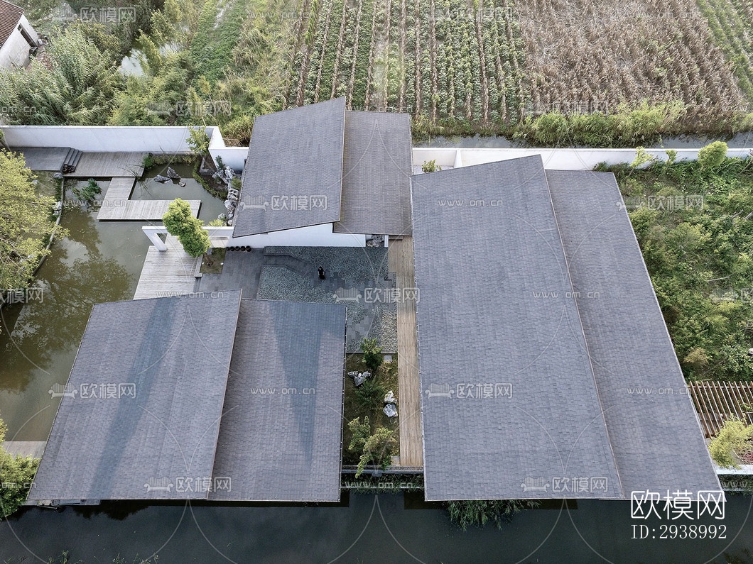 中式酒店民宿效果图下载（渲染图3）