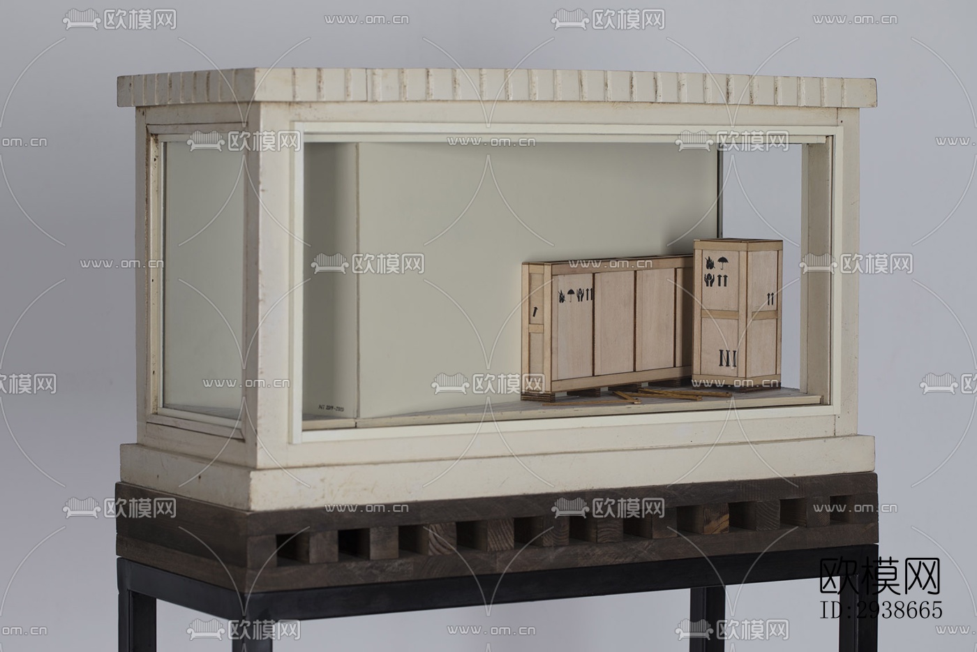 现代展览展厅效果图下载（渲染图10）