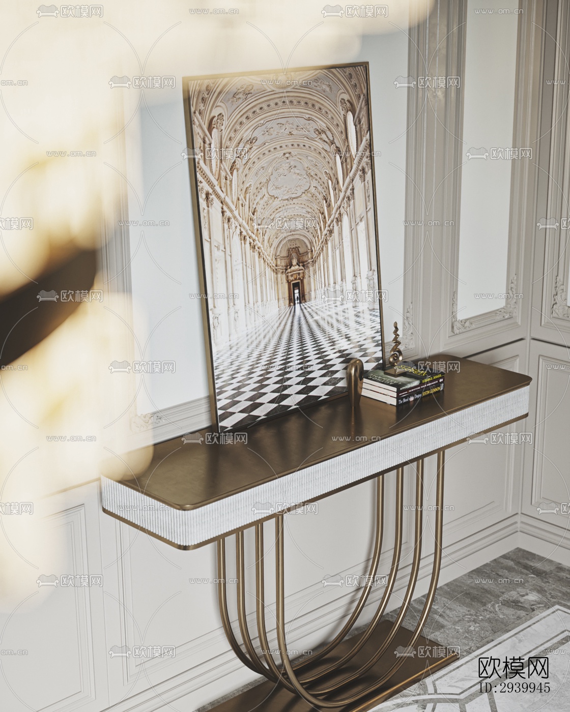 欧式复式效果图下载（渲染图1）