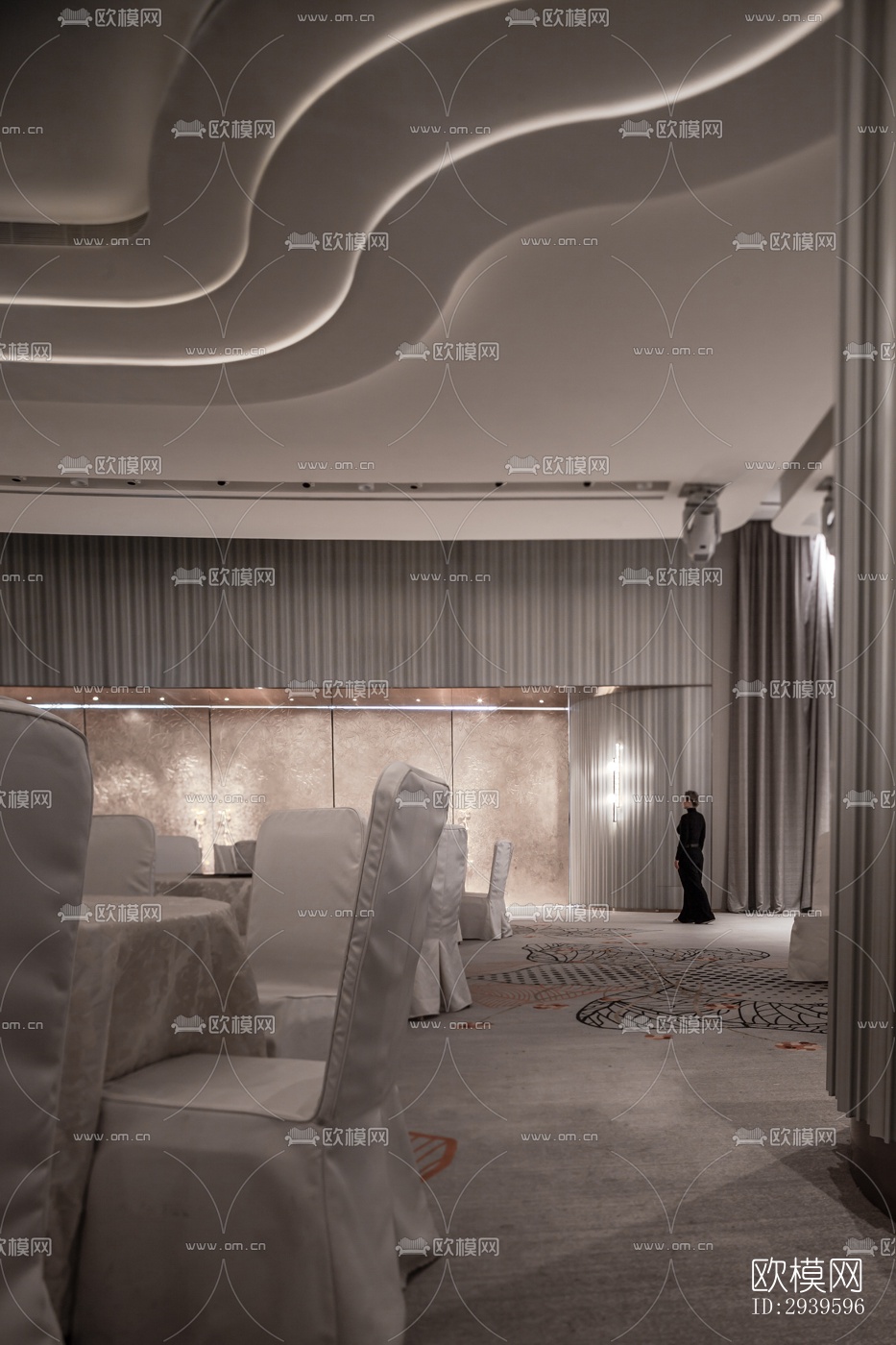 现代酒店民宿效果图下载（渲染图16）