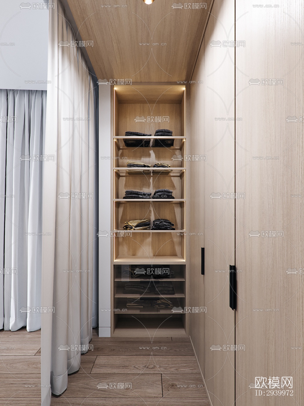 现代复式效果图下载（渲染图14）