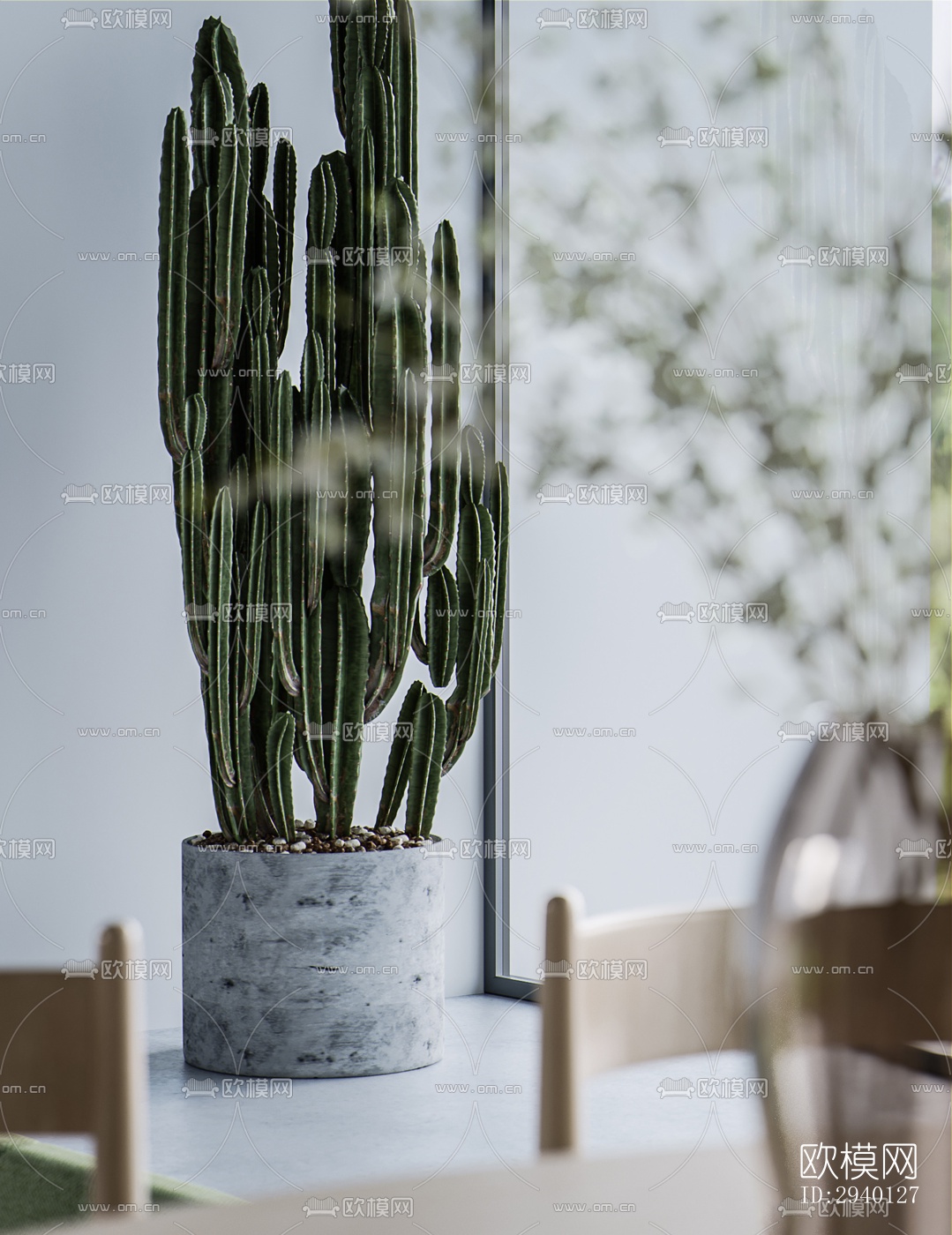 后现代平层效果图下载（渲染图9）