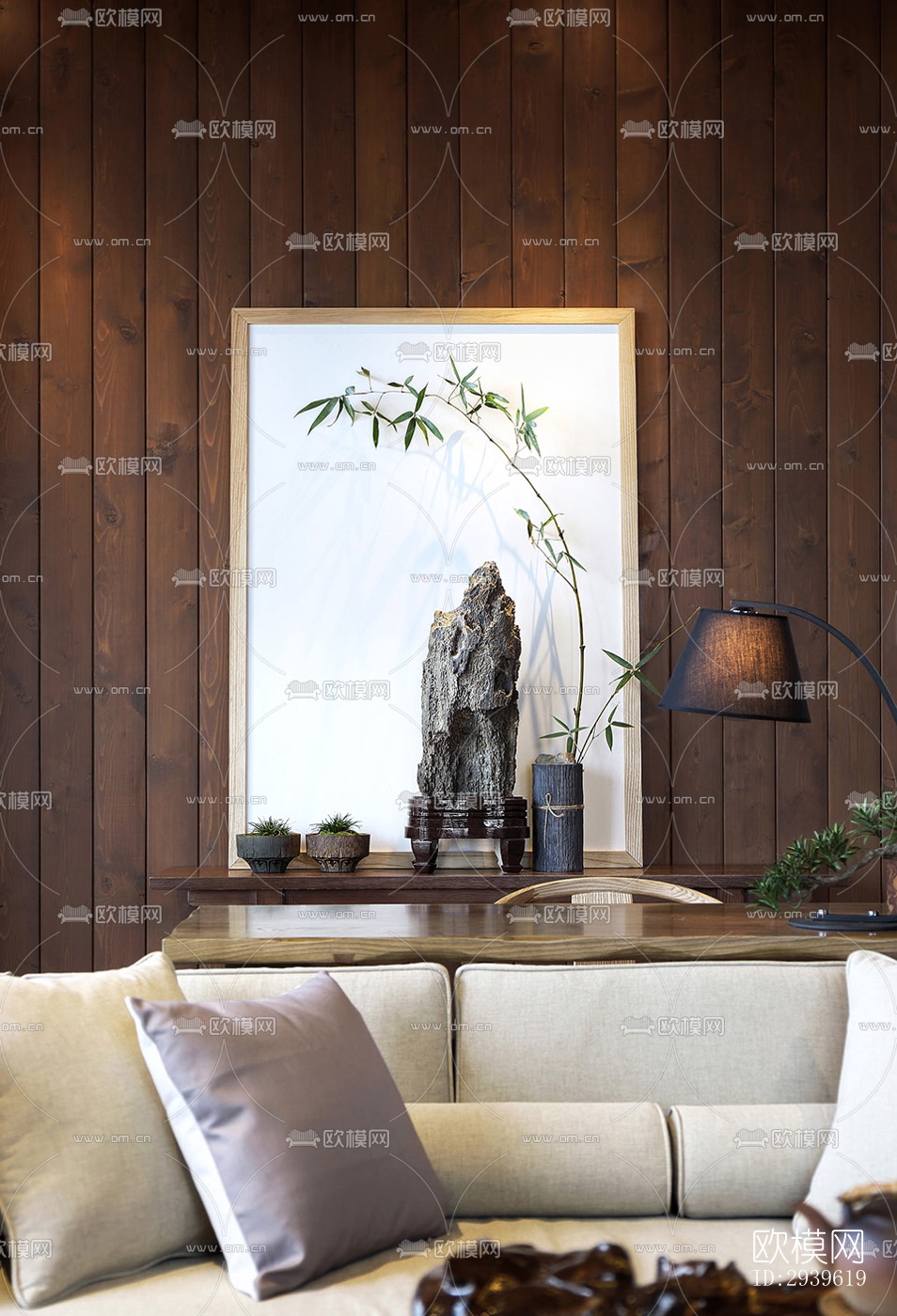 美式酒店民宿效果图下载（渲染图8）