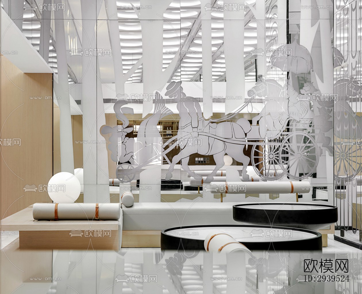 现代酒店民宿效果图下载（渲染图8）