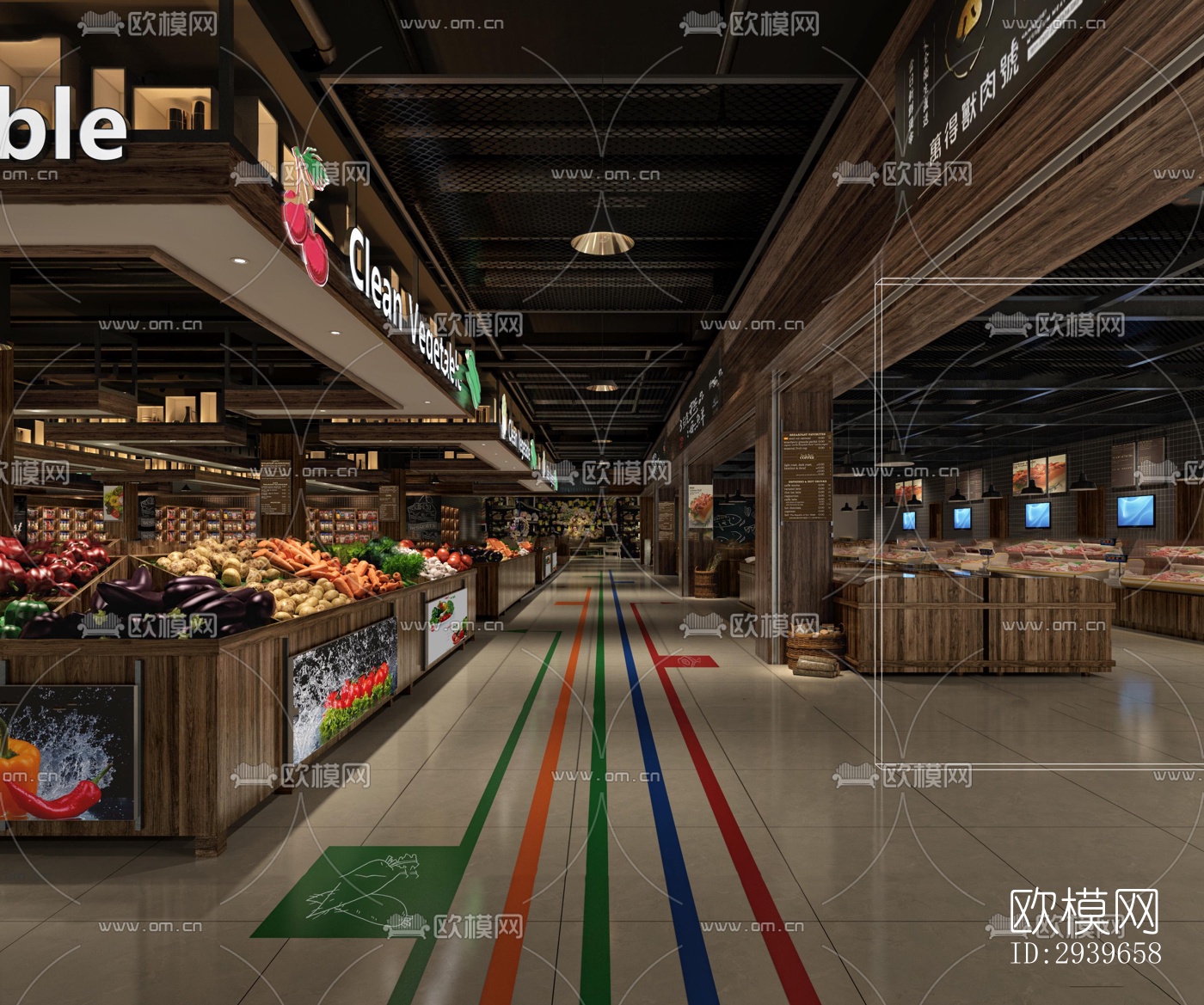 现代零售店铺效果图下载（渲染图2）