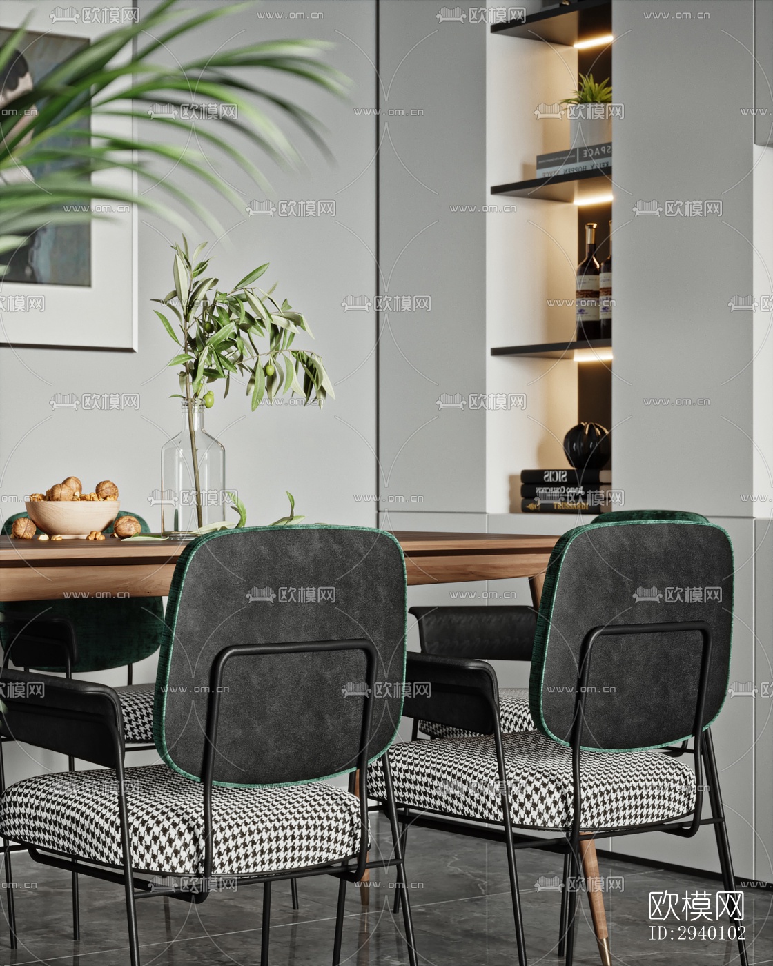 北欧平层效果图下载（渲染图5）