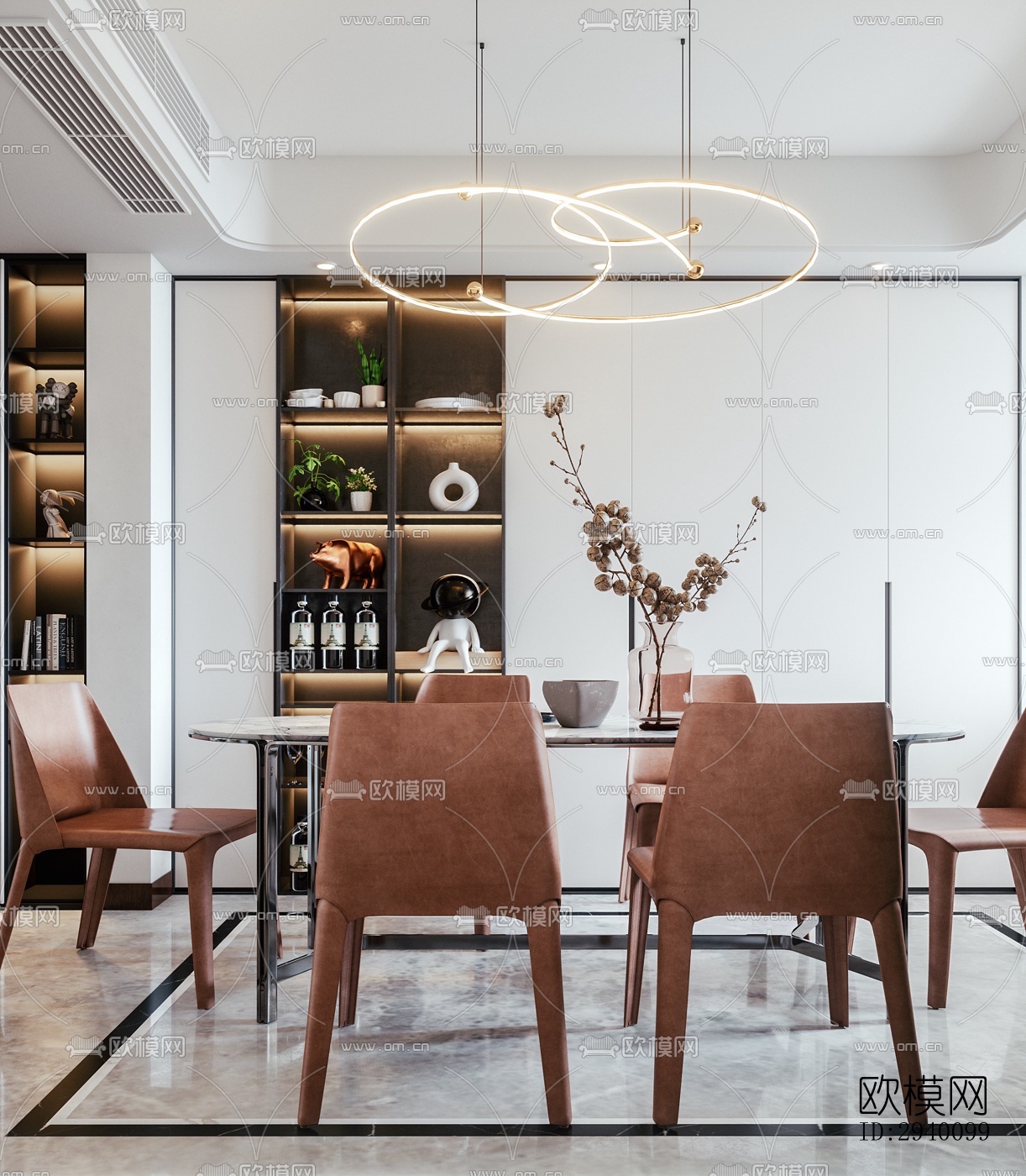 北欧平层效果图下载（渲染图7）