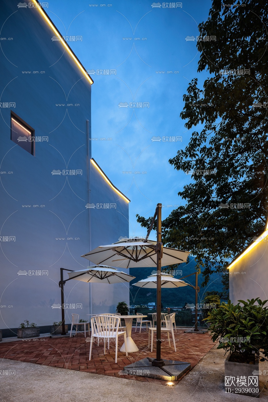 侘寂酒店民宿效果图下载（渲染图6）