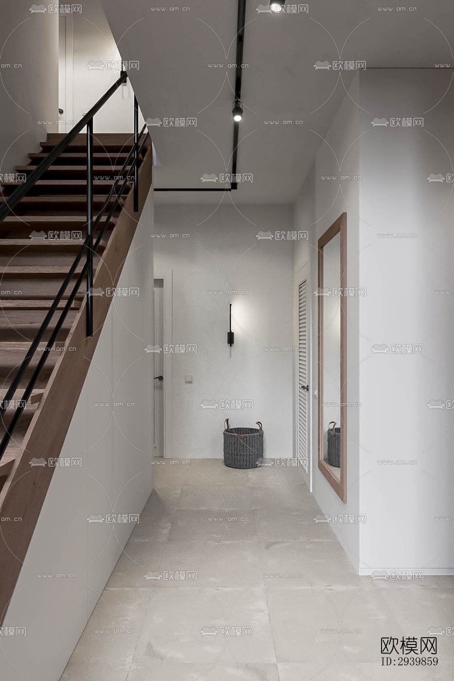 北欧别墅效果图下载（渲染图5）