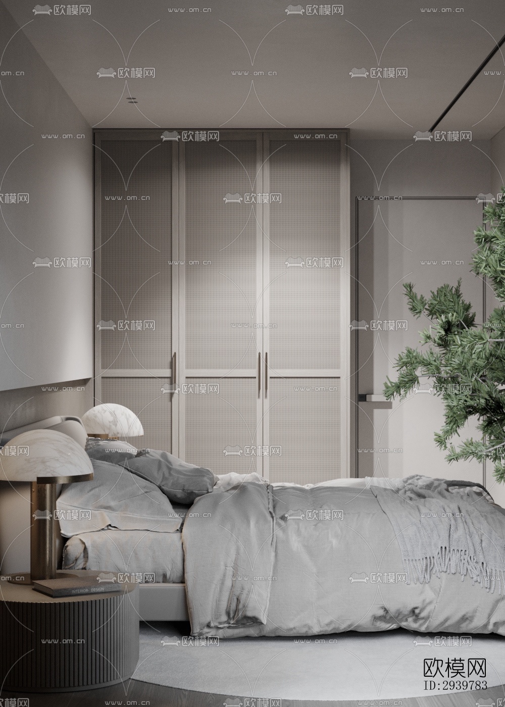 侘寂公寓效果图下载（渲染图1）