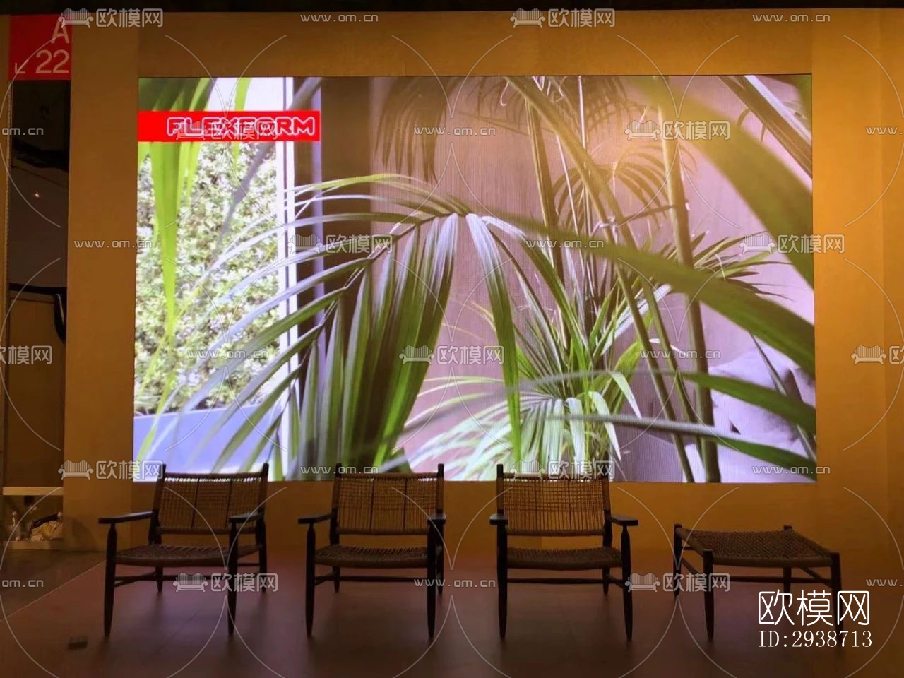 现代展览展厅效果图下载（渲染图15）