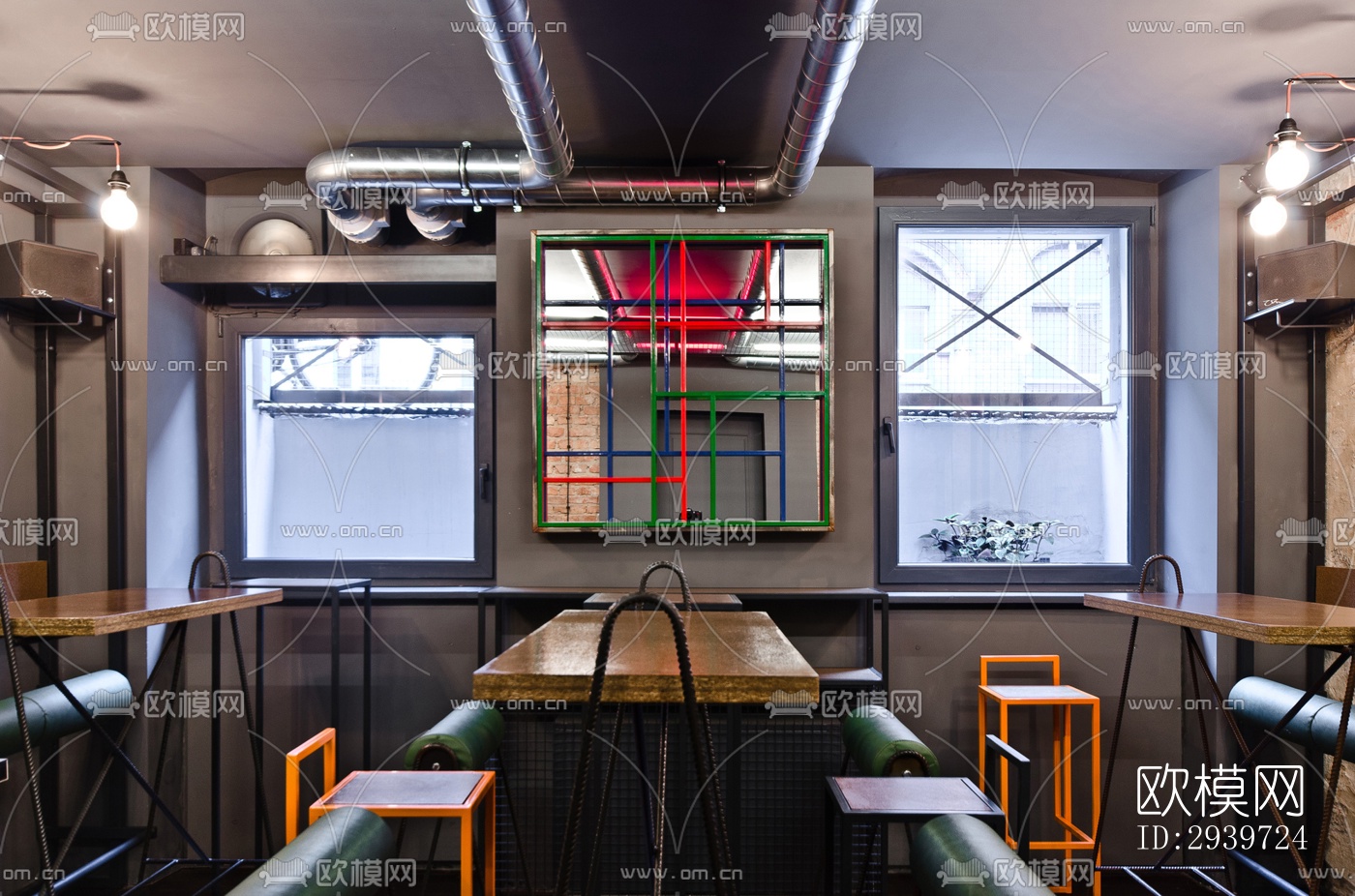 工业风酒吧效果图下载（渲染图11）