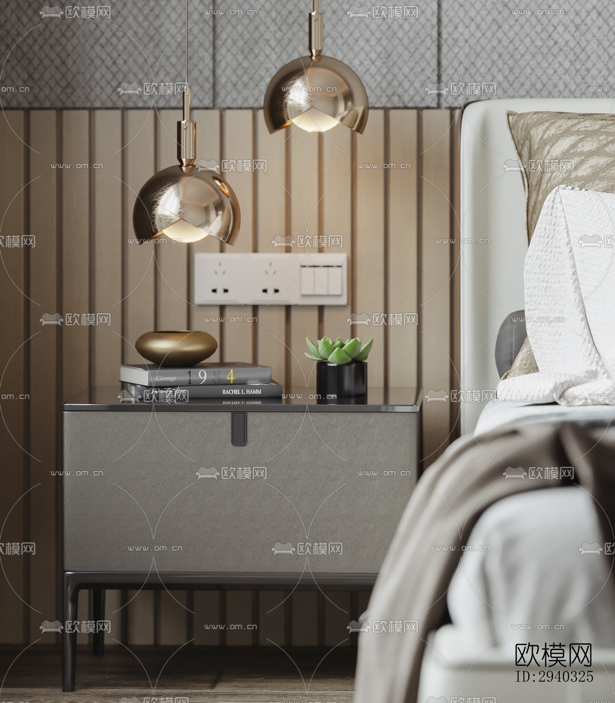 现代平层效果图下载（渲染图13）