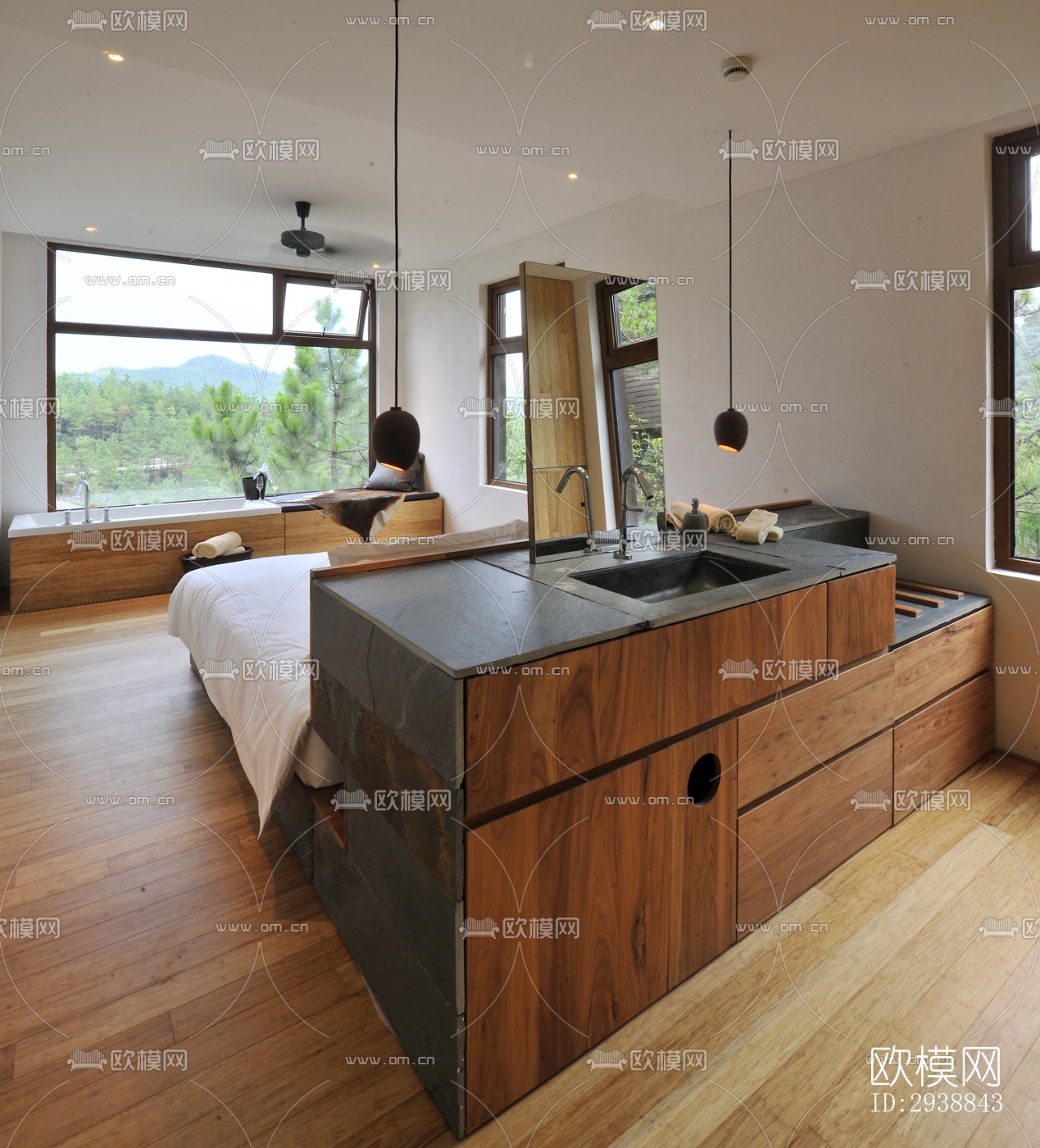 东南亚酒店民宿效果图下载（渲染图10）