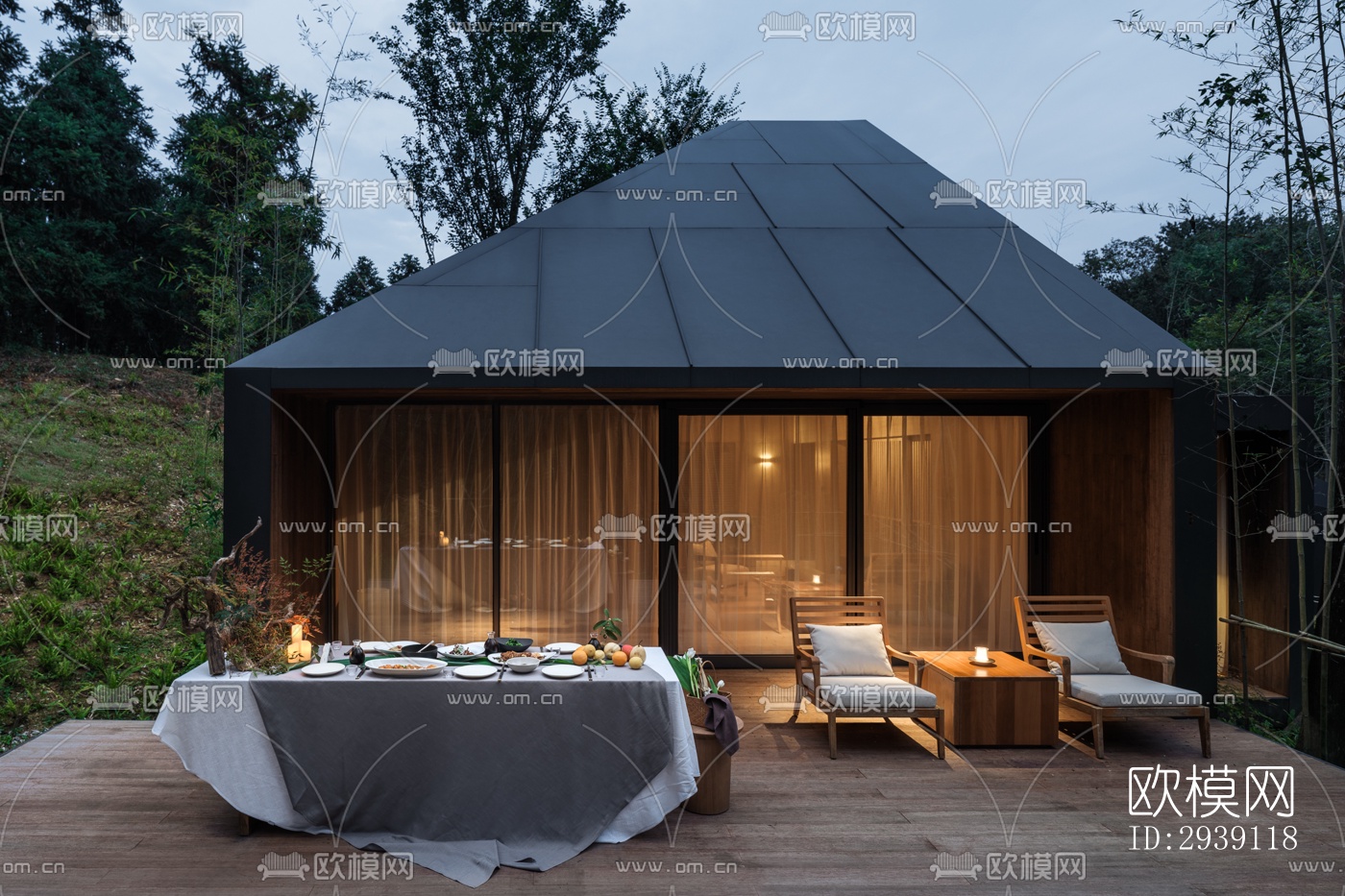 北欧酒店民宿效果图下载（渲染图7）