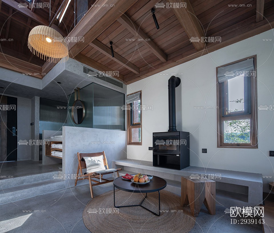 北欧酒店民宿效果图下载（渲染图12）