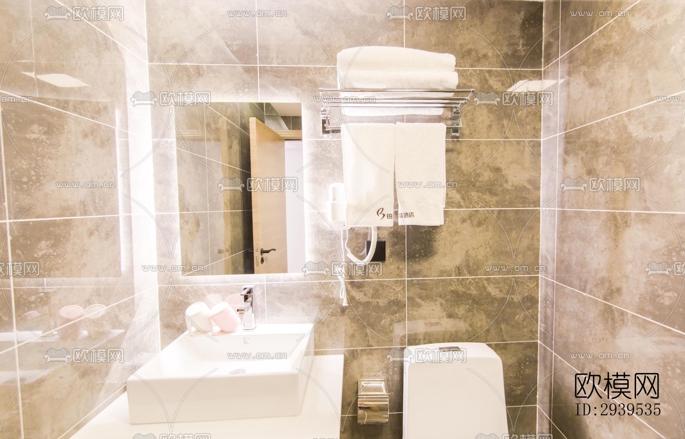 现代酒店民宿效果图下载（渲染图1）