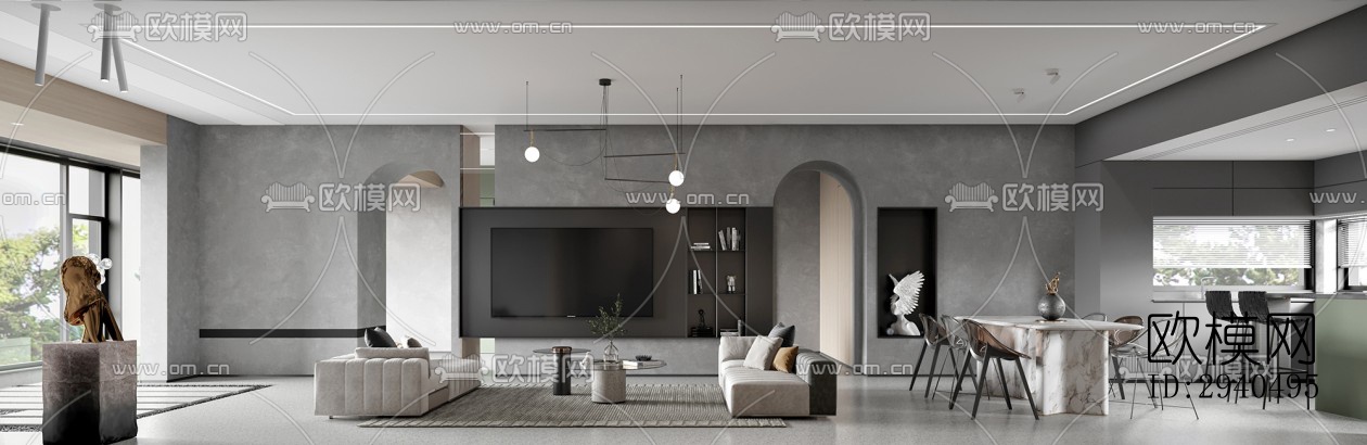 高级灰平层效果图下载（渲染图10）