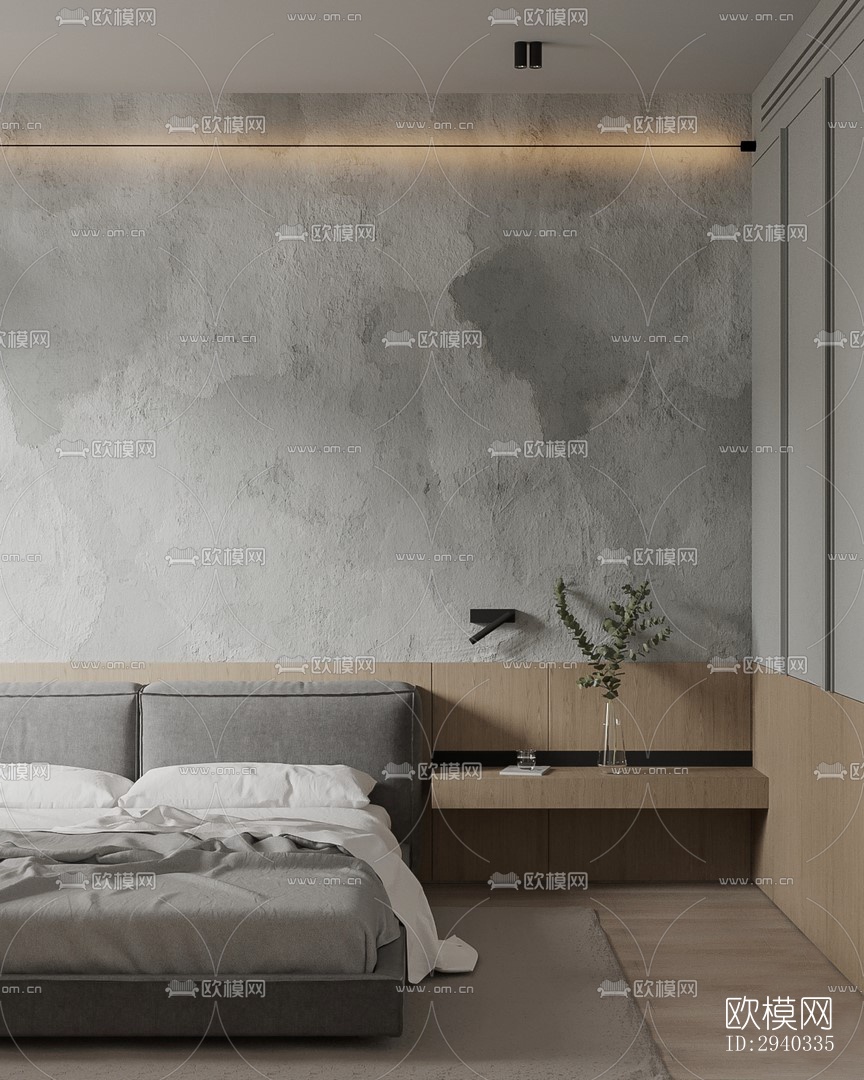 现代平层效果图下载（渲染图13）