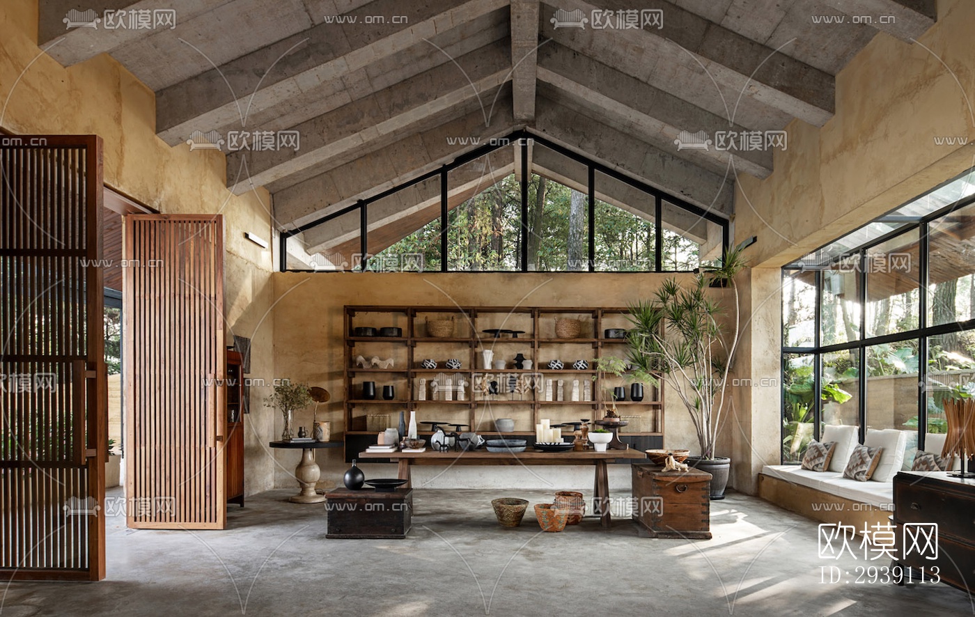 北欧酒店民宿效果图下载（渲染图8）