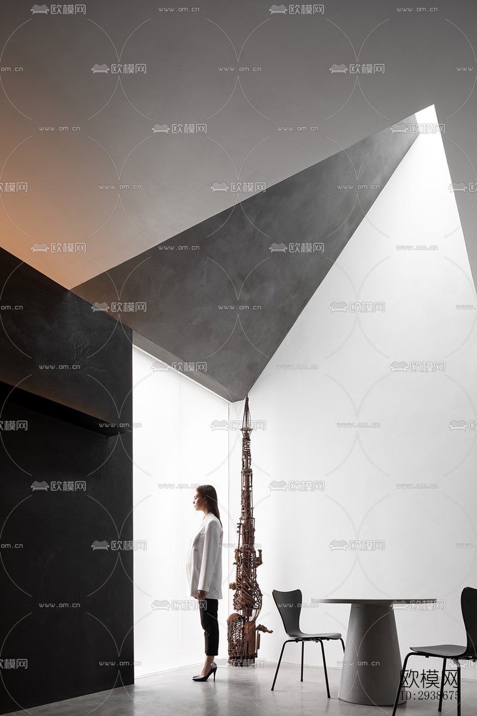 现代展览展厅效果图下载（渲染图14）