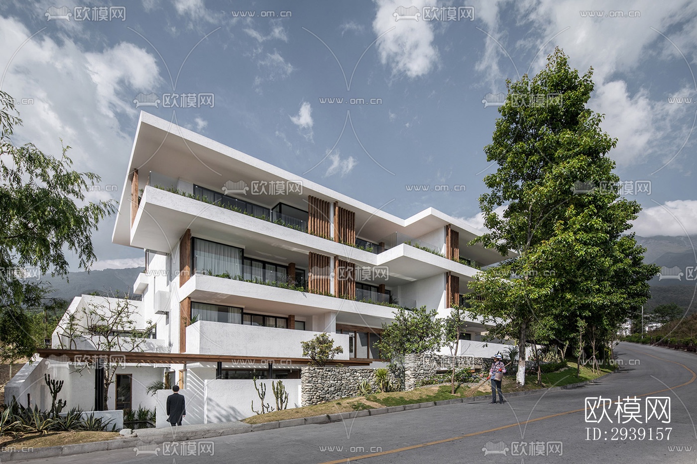 北欧酒店民宿效果图下载（渲染图2）