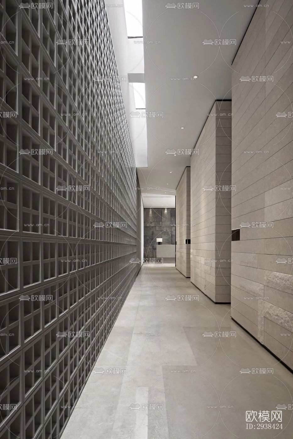 新中式售楼处效果图下载（渲染图10）