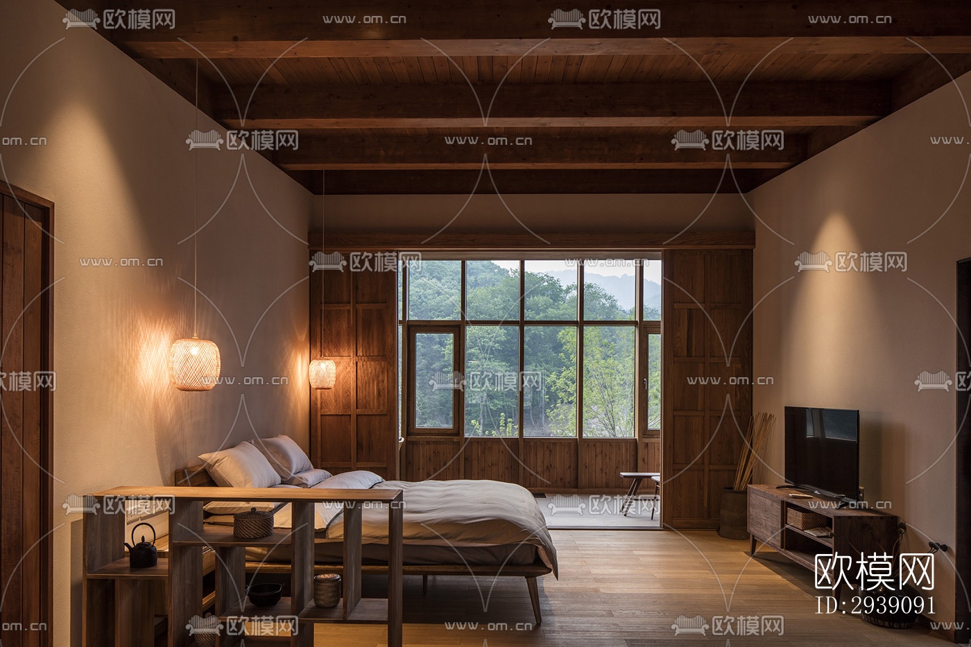 北欧酒店民宿效果图下载（渲染图13）