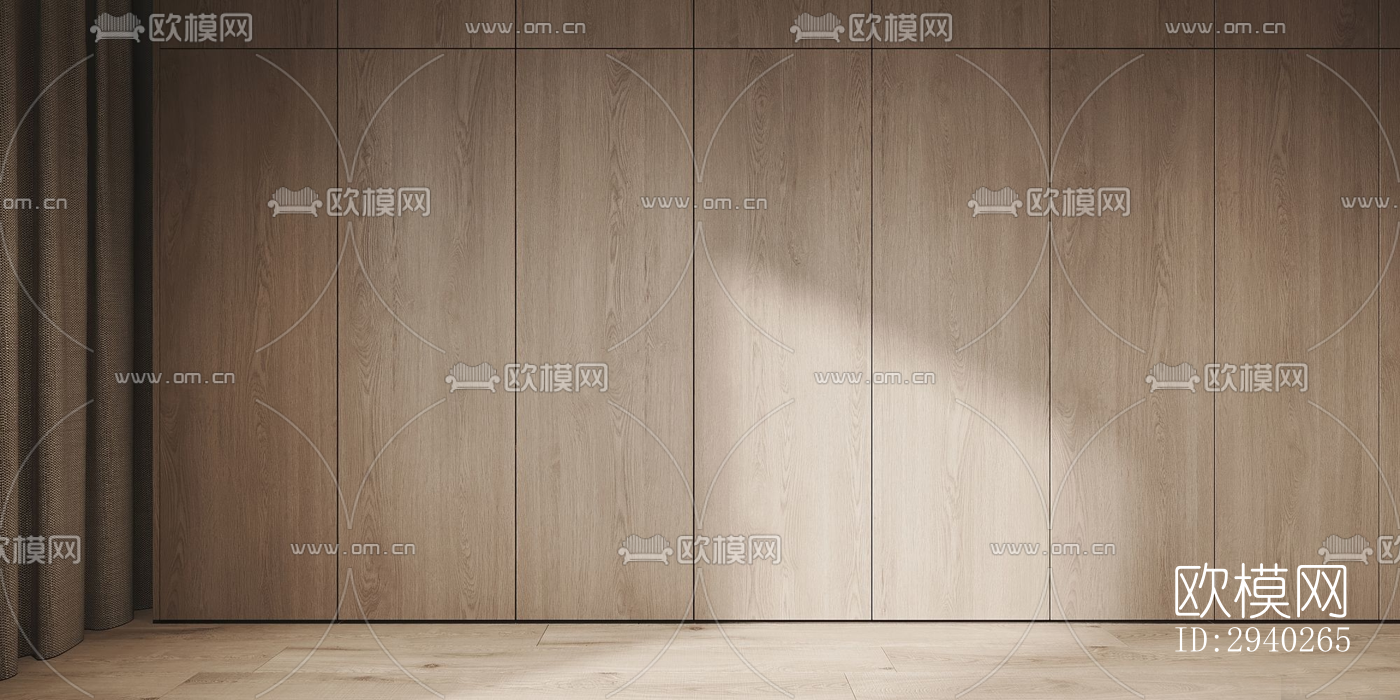 现代平层效果图下载（渲染图15）