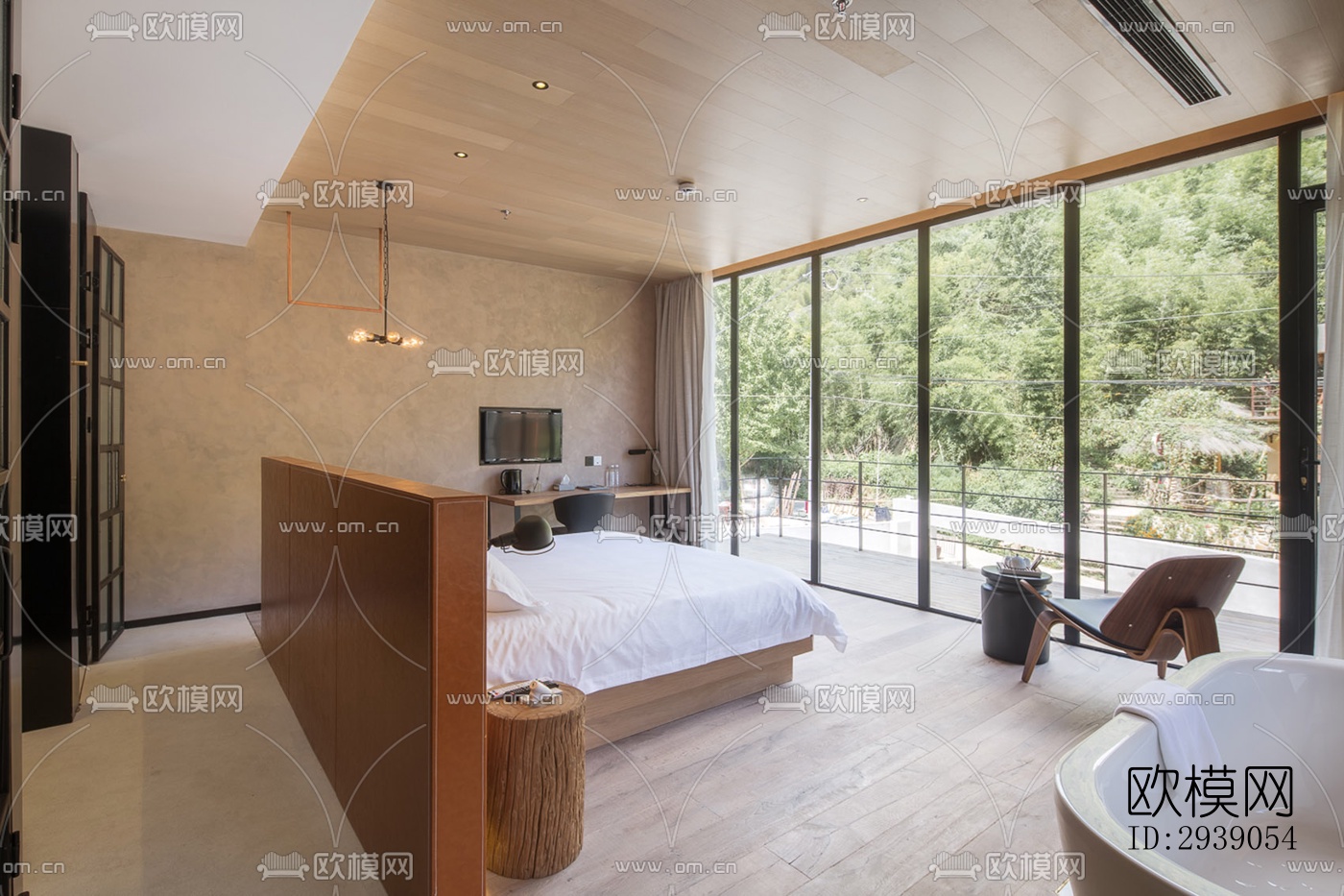 侘寂酒店民宿效果图下载（渲染图13）