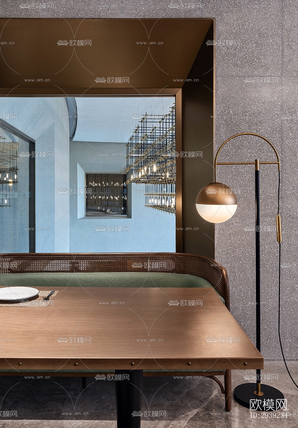 后现代酒店民宿效果图下载（渲染图3）