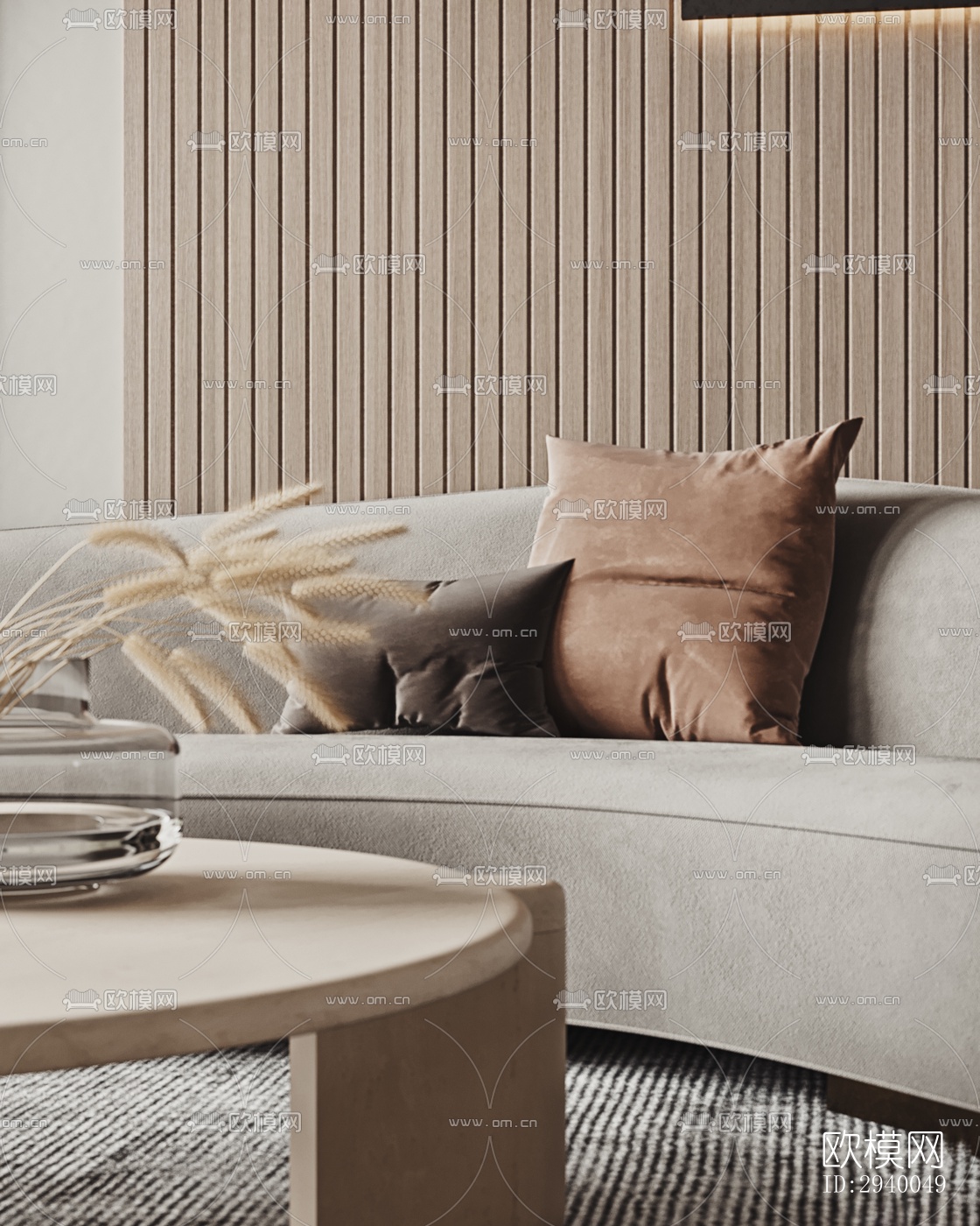 侘寂平层效果图下载（渲染图7）