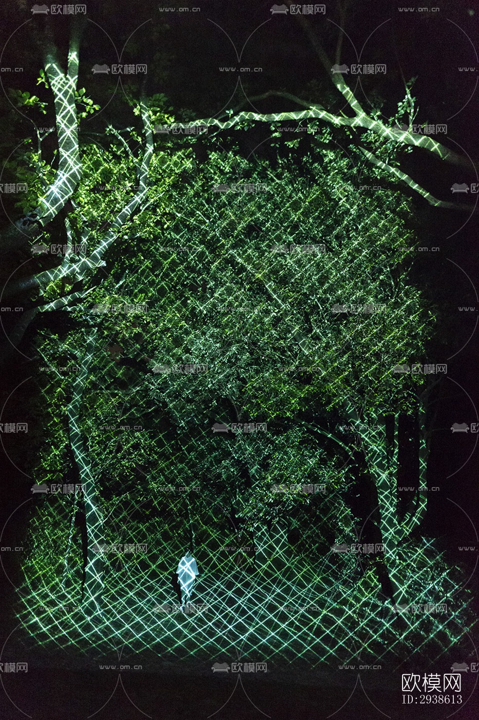 日式展览展厅效果图下载（渲染图16）