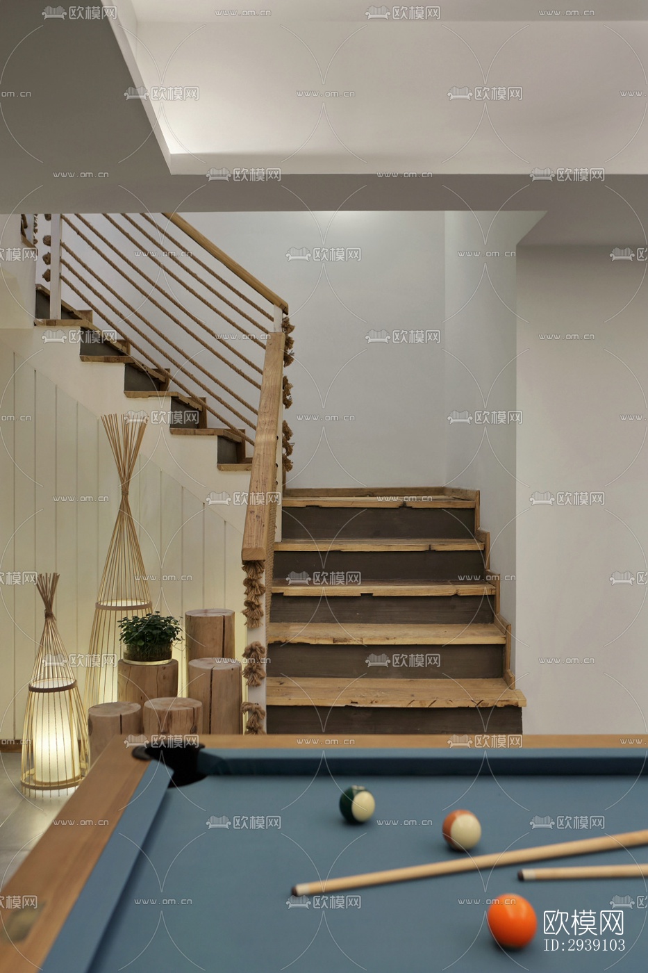 北欧酒店民宿效果图下载（渲染图15）