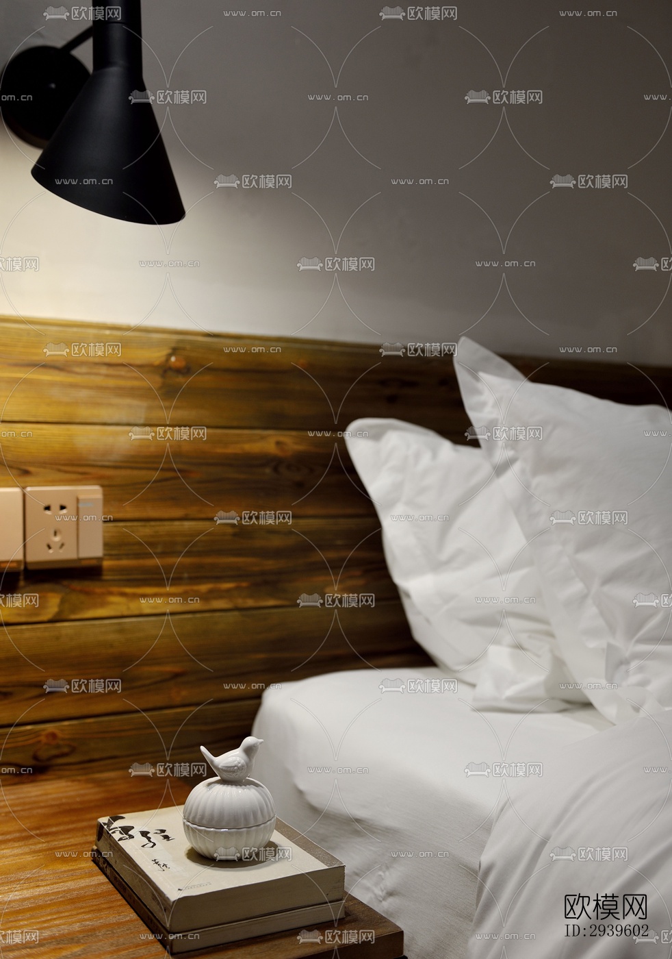 现代酒店民宿效果图下载（渲染图14）