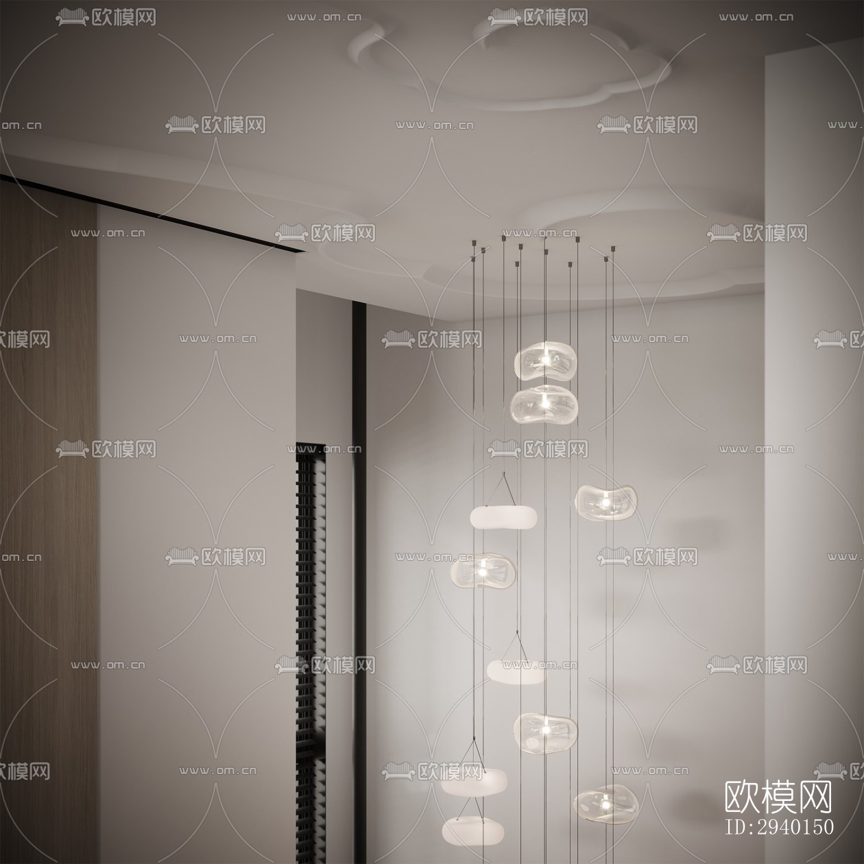 工业风平层效果图下载（渲染图5）