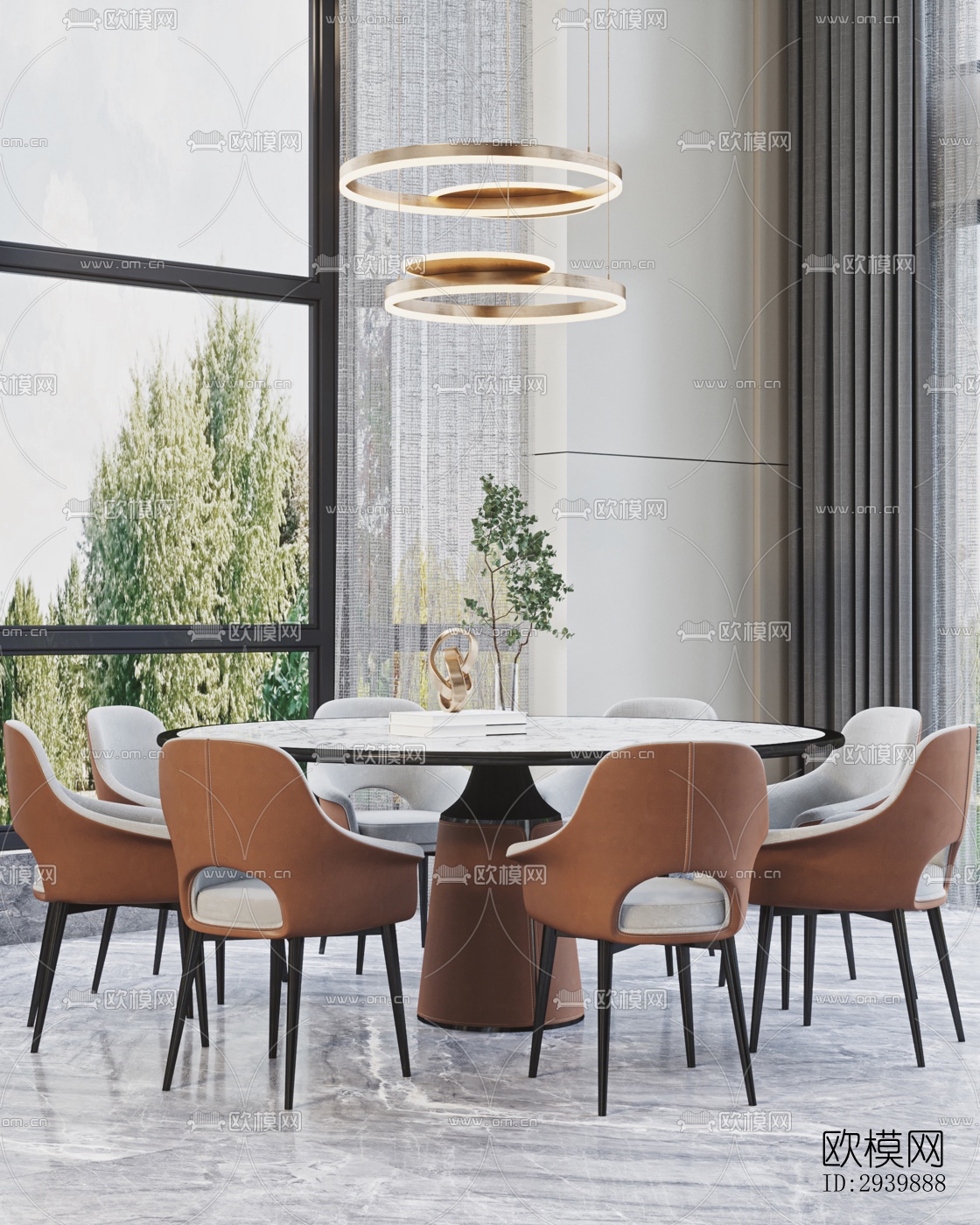 现代别墅效果图下载（渲染图8）