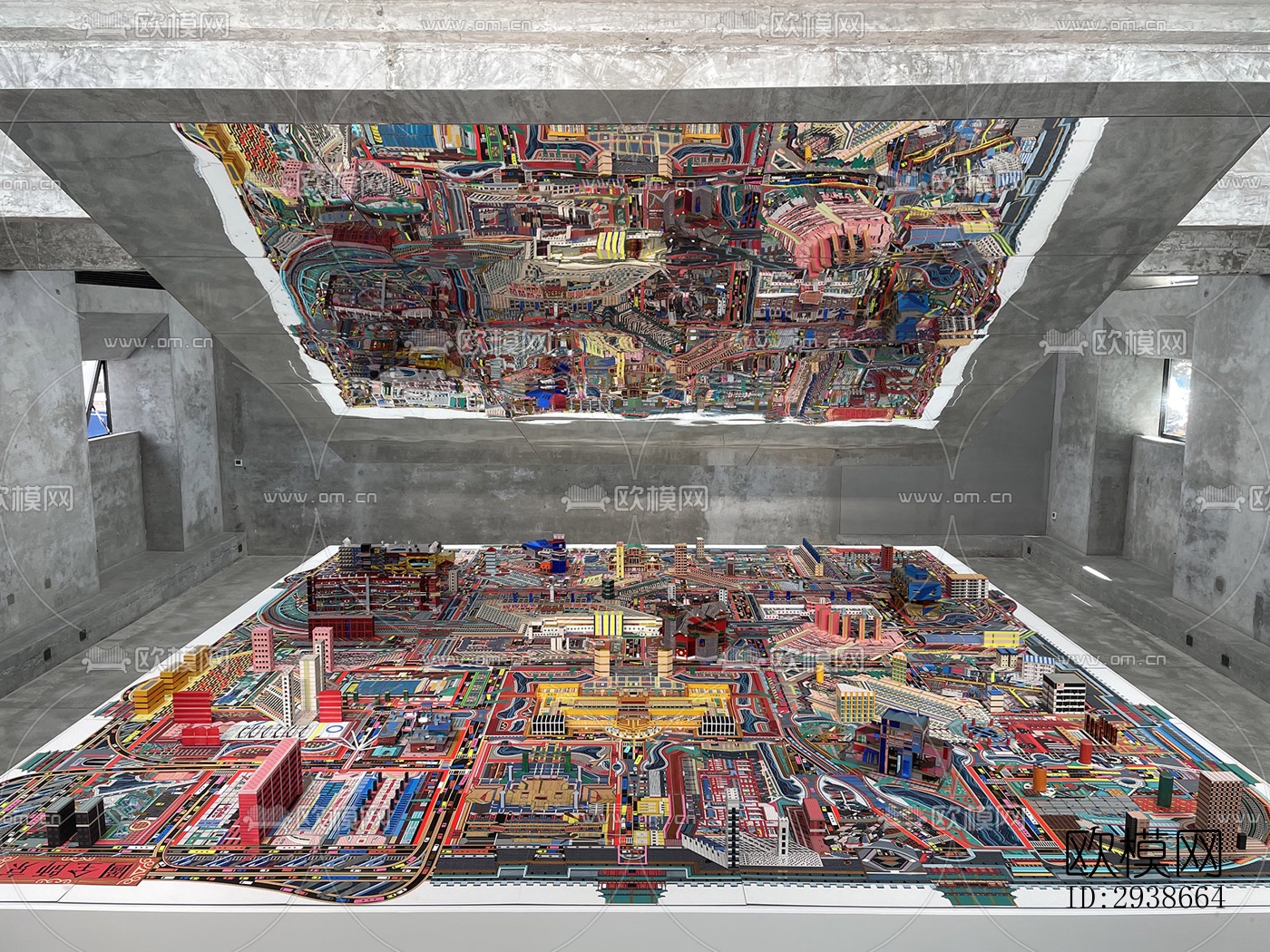 现代展览展厅效果图下载（渲染图12）