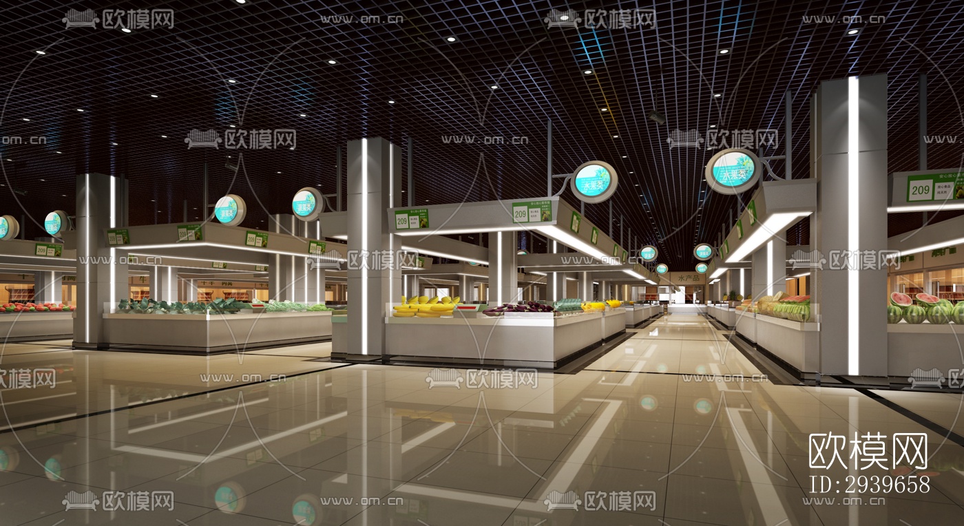 现代零售店铺效果图下载（渲染图4）