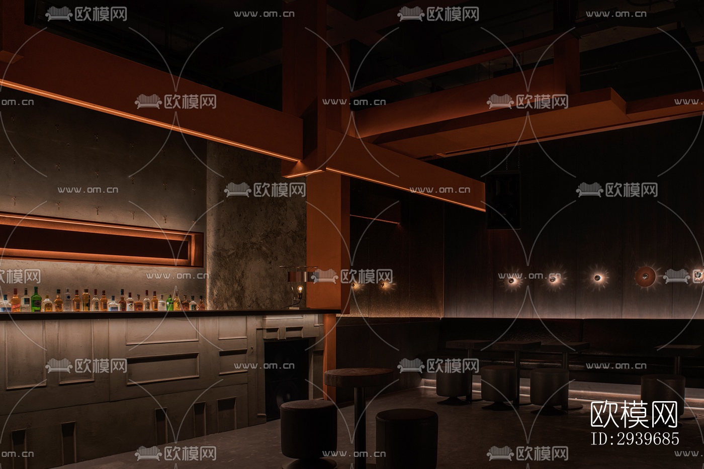中古风酒吧效果图下载（渲染图17）