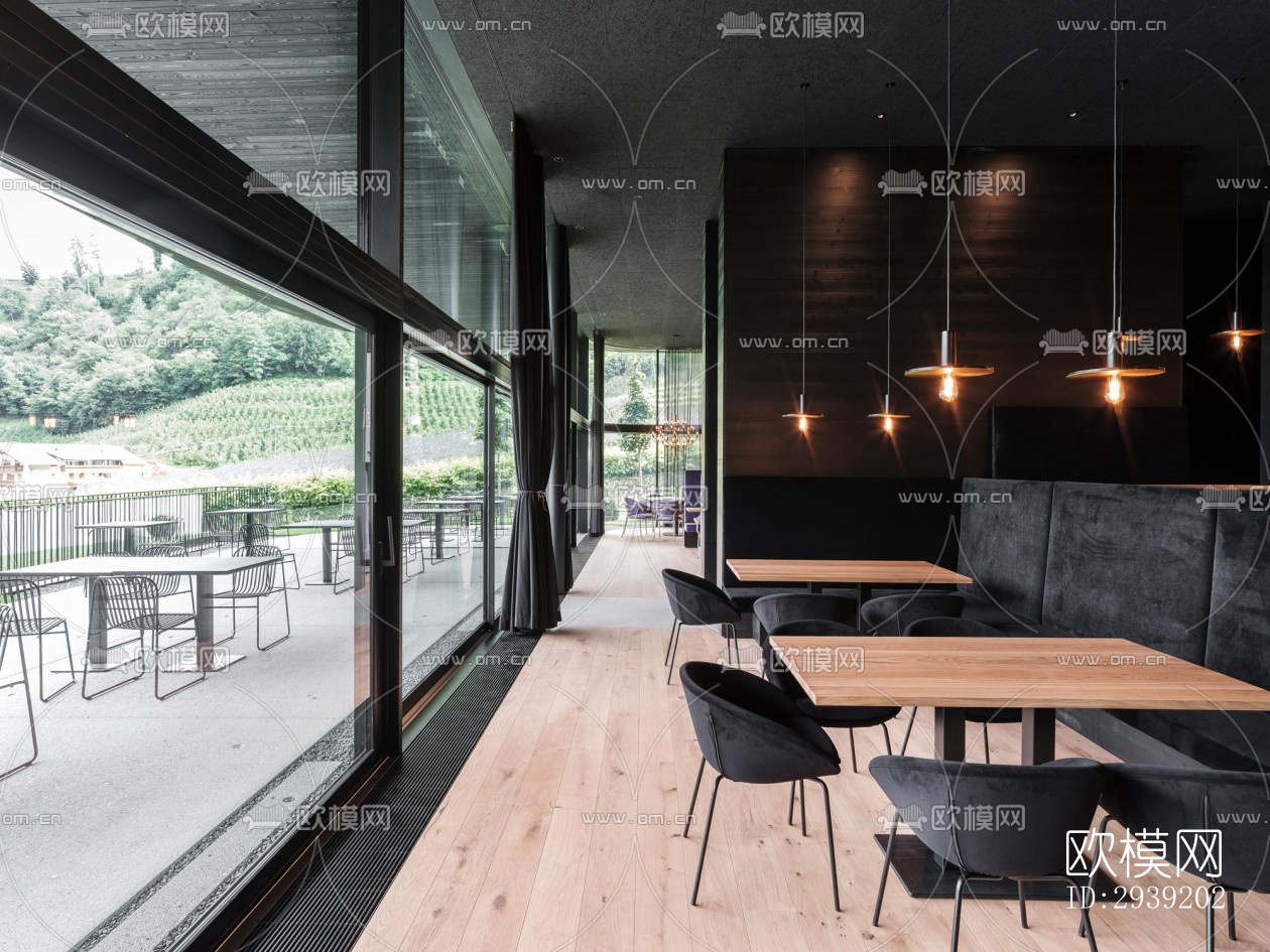 后现代酒店民宿效果图下载（渲染图11）