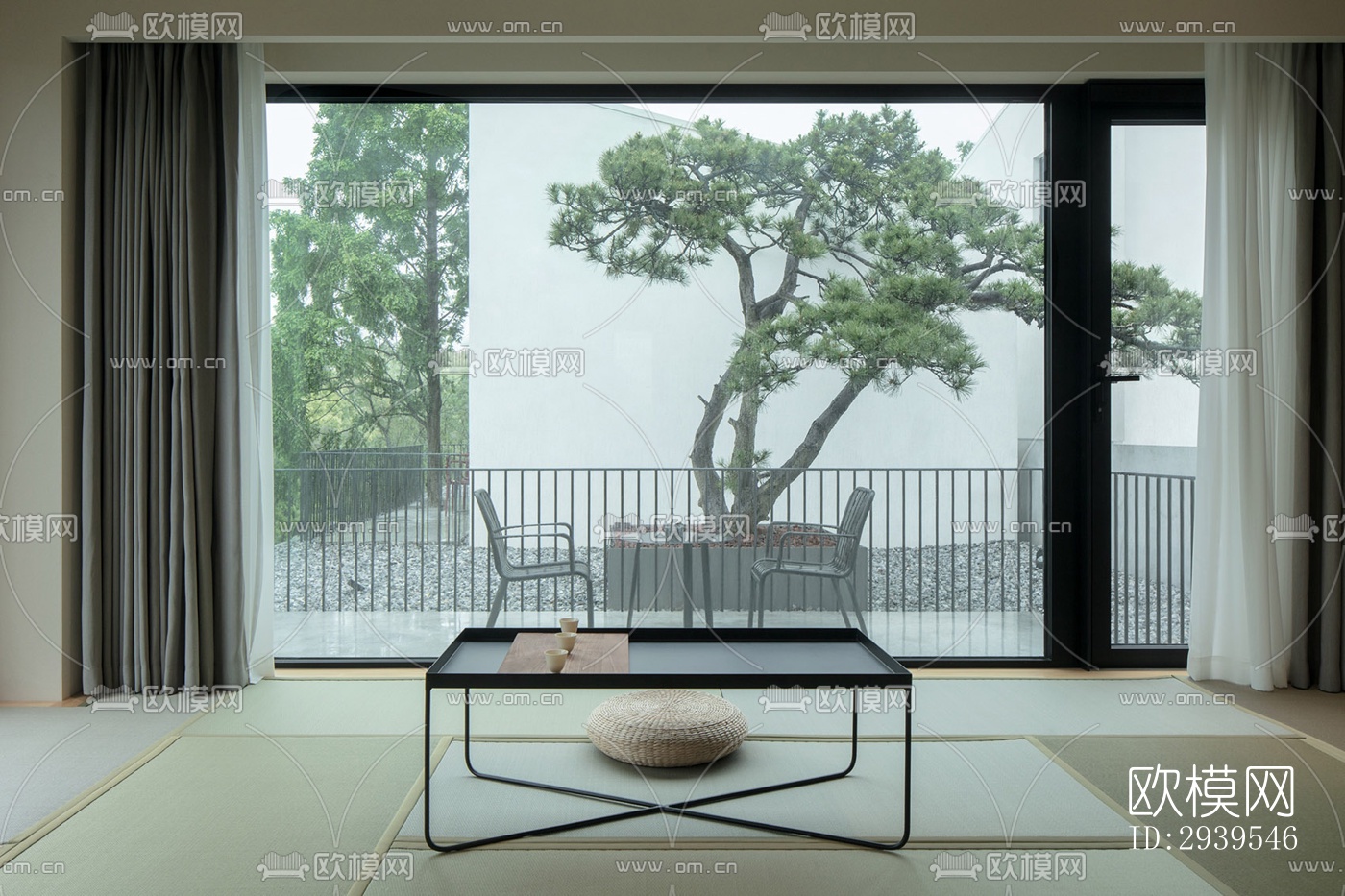 现代酒店民宿效果图下载（渲染图13）