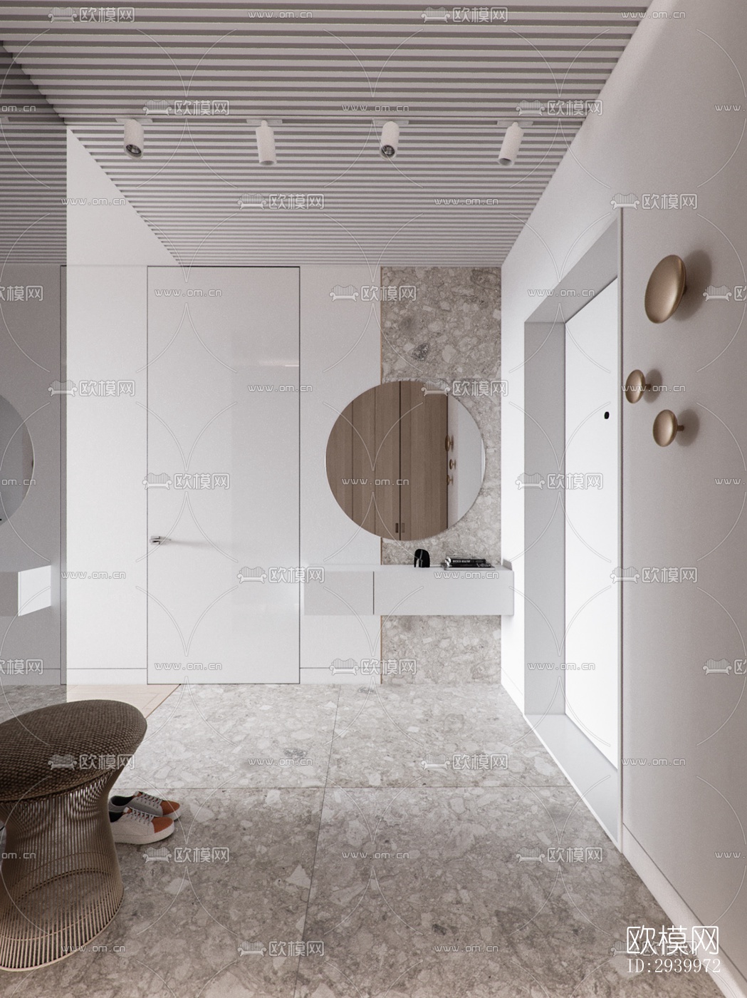 现代复式效果图下载（渲染图9）